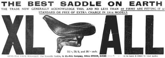 Xl-All Motor Cycle Saddles                                       