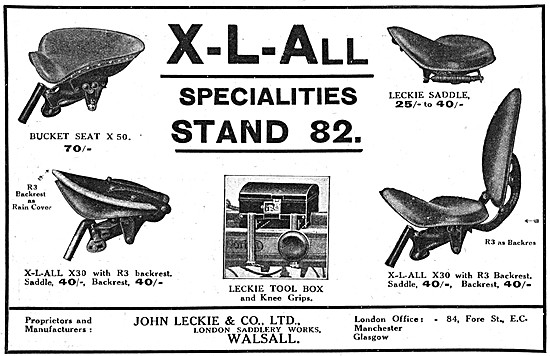 X.L-All X30 Motor Cycle Seats                                    