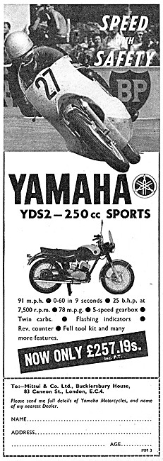 Yamaha YDS2 250 cc                                               