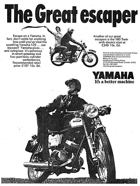 1969 Yahama 180 Twin                                             