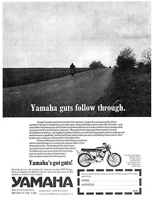 Yahama YAS-1 125 Sports Motor Cycle                              
