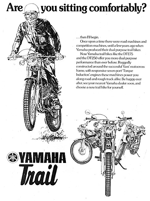 Yahama Motor Cycles - Yamaha DT250 - Yamaha DT175                