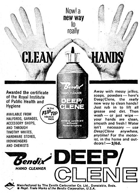 Zenith Bendix Deep Clene Hand Cleaner                            