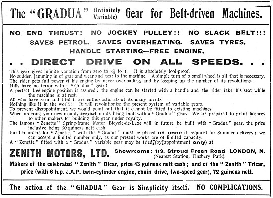 Zenith Motor Cycles                                              