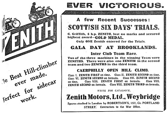 Zenith Motor Cycles                                              