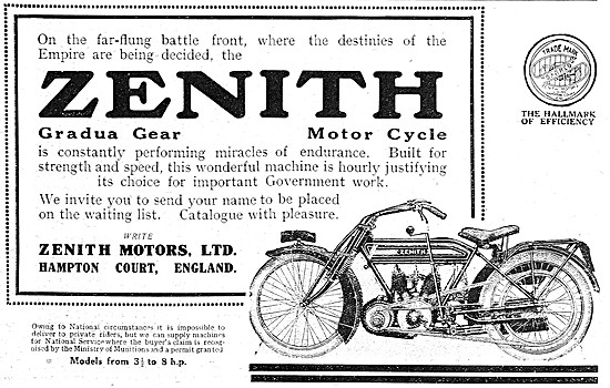 Zenith Gradua Motor Cycle                                        