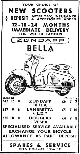 Zundapp Bella Motor Scooter                                      